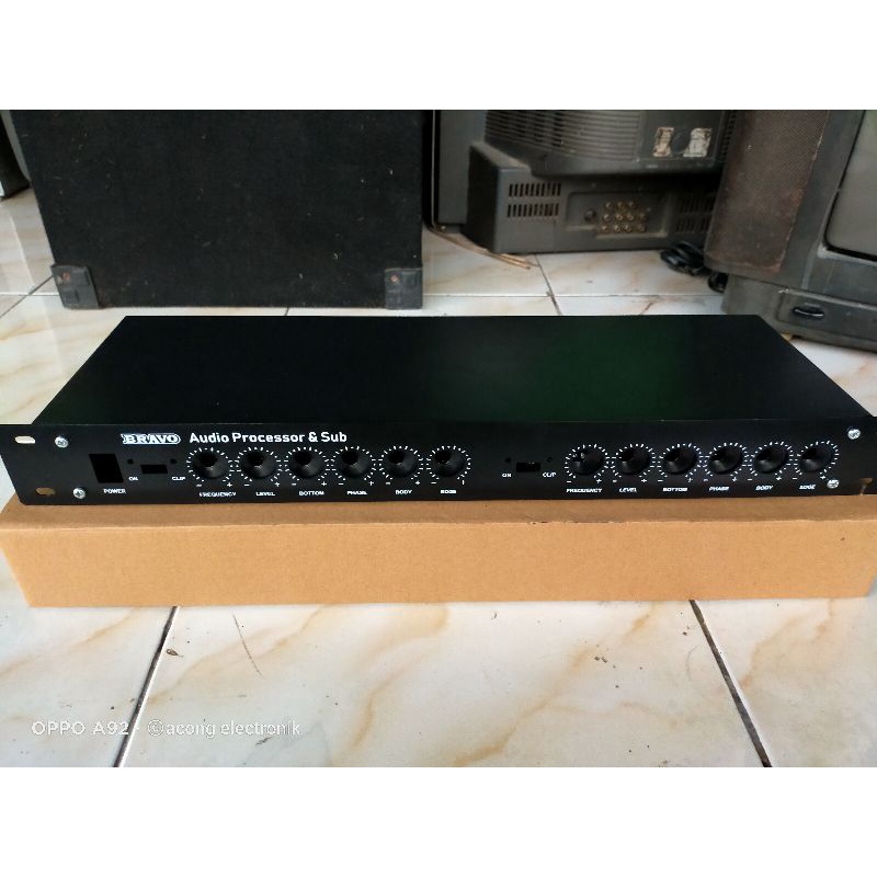 Box audio prosesor+ sub woofer