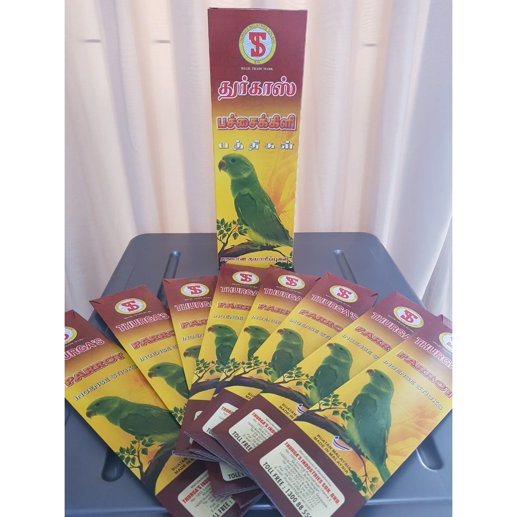 Dupa Hio India Thurgas Parrot Malaysia