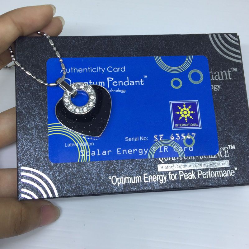 Kalung Kesehatan Terapi Asli - Quantum pendant asli - kalung kesehatan bio energi - kalung kesehatan liontin love biru