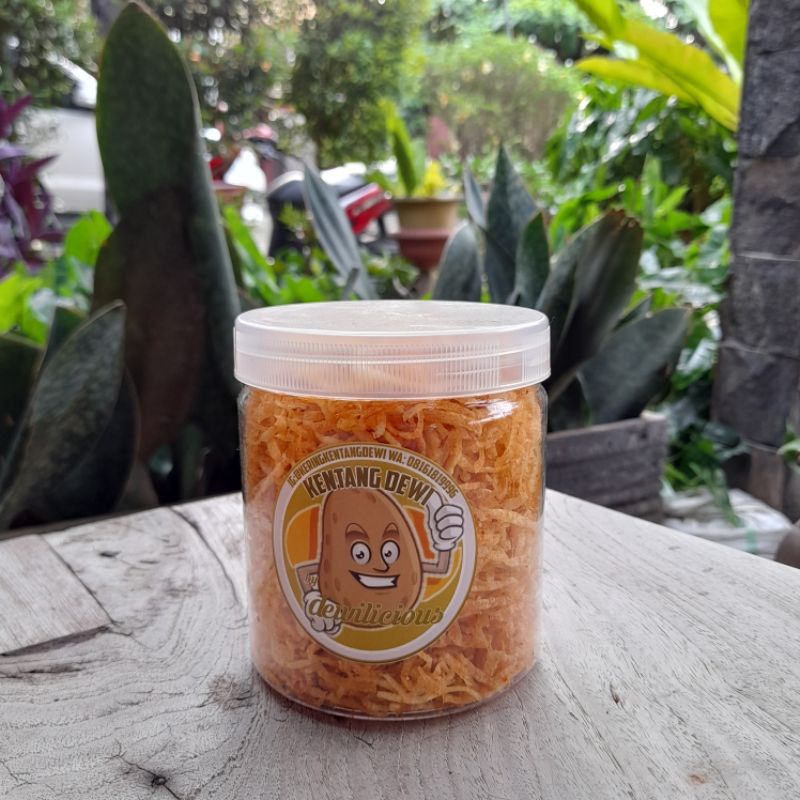 

kering kentang toples silinder 600ml/160gr.