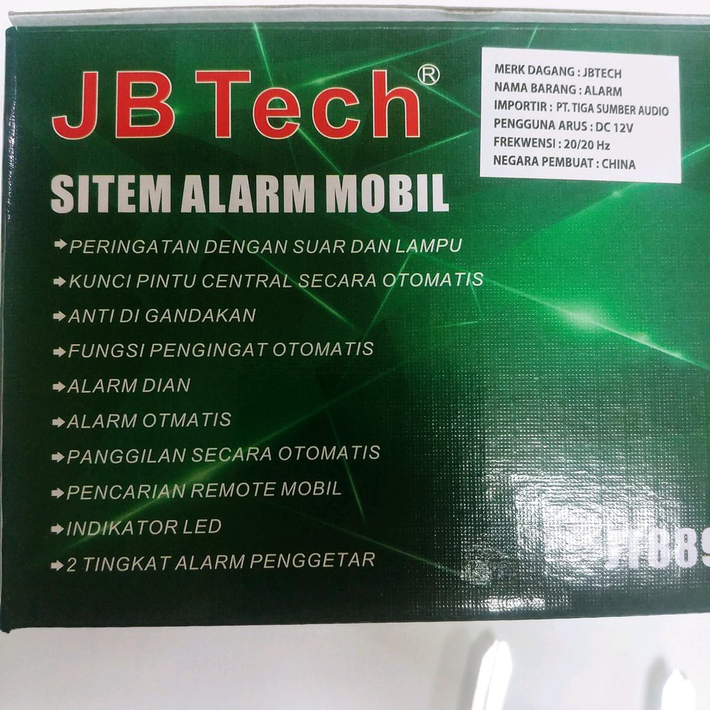 alarm alaram SIRENE mobil model remote universal dengan kunci lipat model Reborn untuk semua mobil