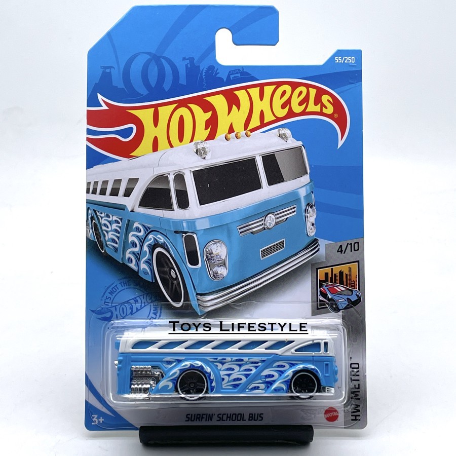 Mobil Hotwheels Hot Wheels Diecast - Surfin School Bus