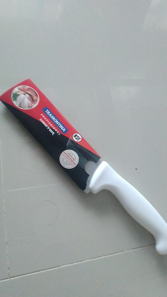 Pisau Dapur 6 Inchi Tramontina Chef Knife 24609/086 Putih Original Brazil Tajam