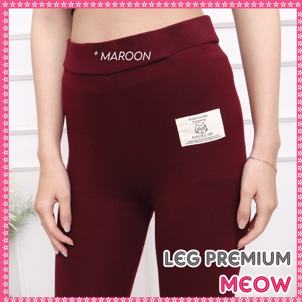 Legging Tebal Wanita / Legging Meow Buu / Legging Wanita Panjang