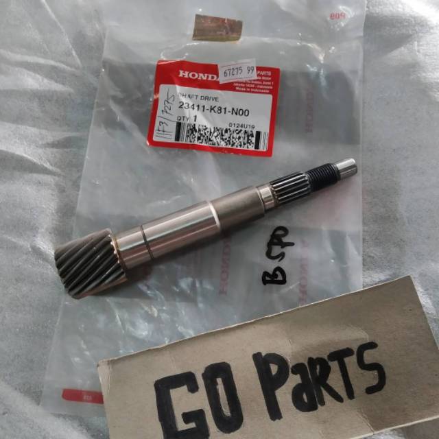 Shaft Drive 23411-K81-N00 As Pully Pulley Cvt Kopling Ganda ORI Honda Beat FI Esp Beat Street Scoopy