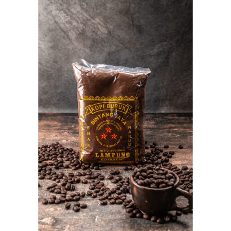 

Kopi Bubuk Bintang Jaya 500 gram