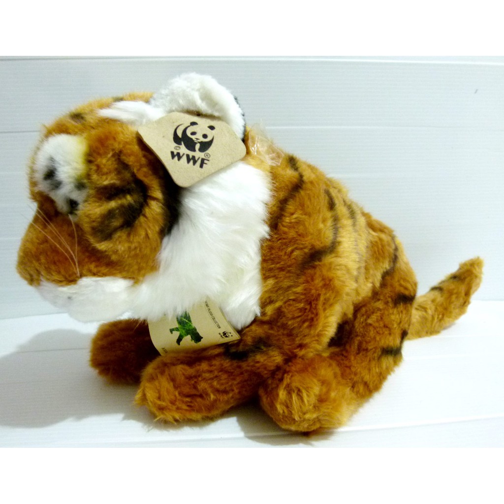 Boneka Harimau Original WWF Tiger Plush Doll Realistic Detail