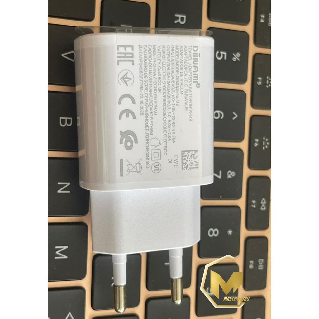 Q2 BATOK ADAPTER CASHAN DIINAMI 2.4A ORIGINAL FOR OPPO SAMSUNG REALME XIAOMI VIVO MA809