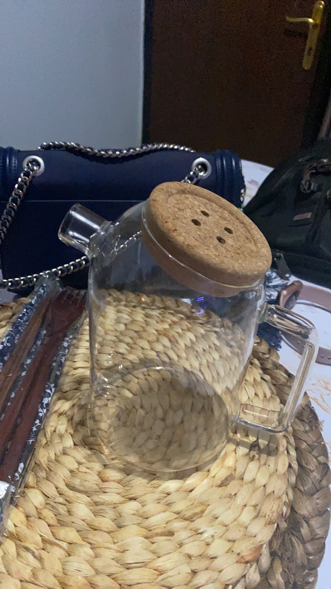 [domma Living] Ollam - Teko Gelas Kaca Tebal Tahan Panas - Teko Teh Kopi Susu