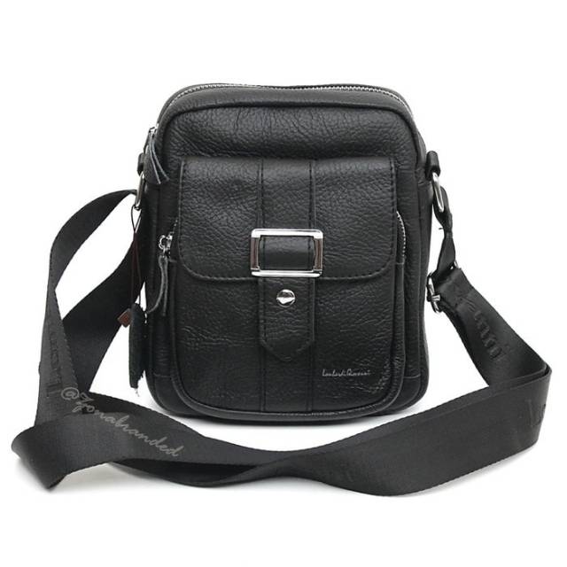 Tas Selempang Kulit Sapi Asli Original Lombardi Giovanni