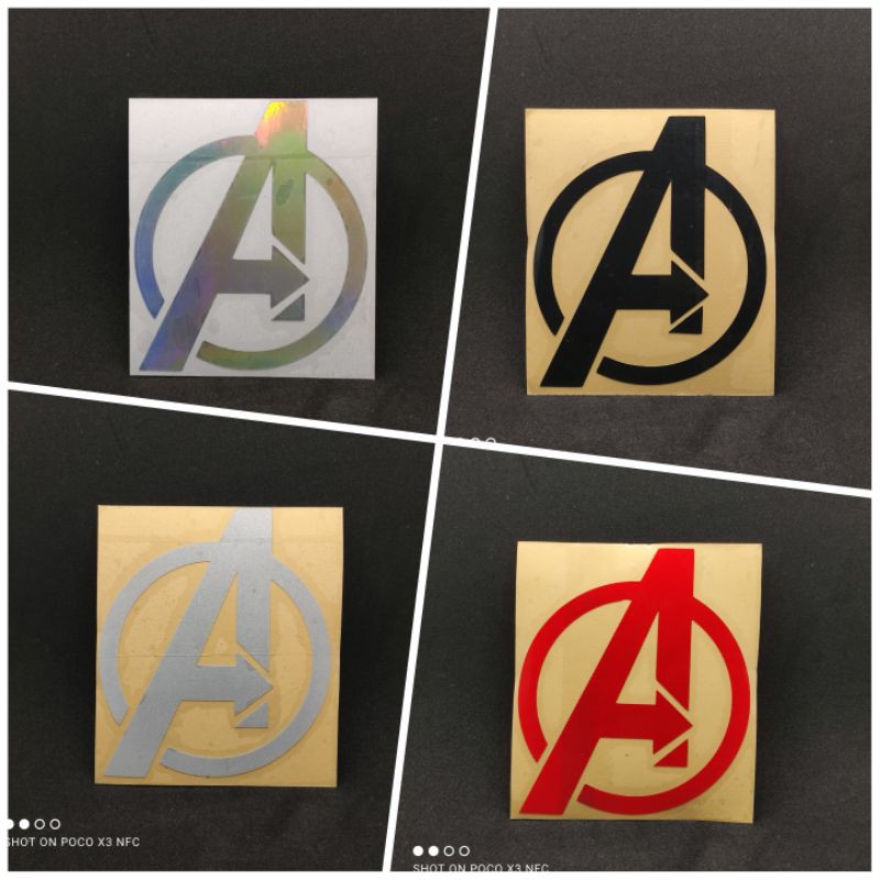 stiker logo Avenger cutting stiker avenger(A31)