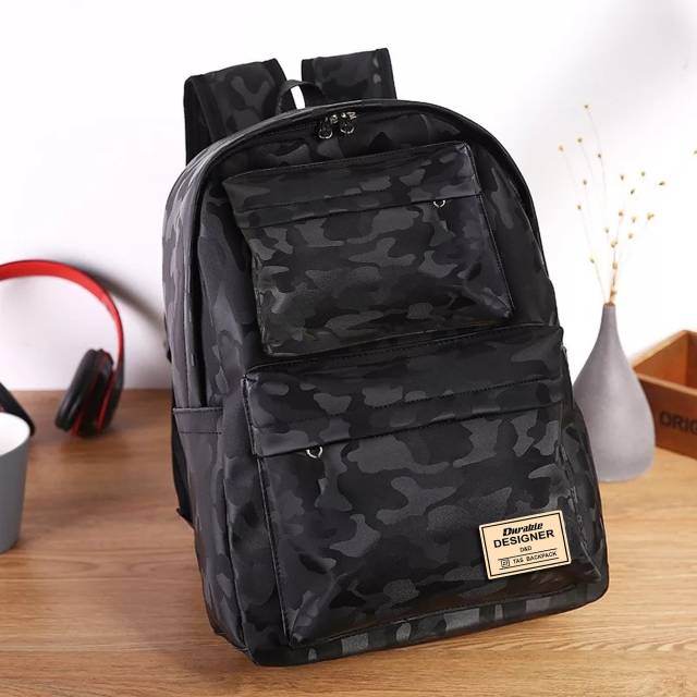 Backpack terbaru Tas Ransel Kordura Pull Lapis