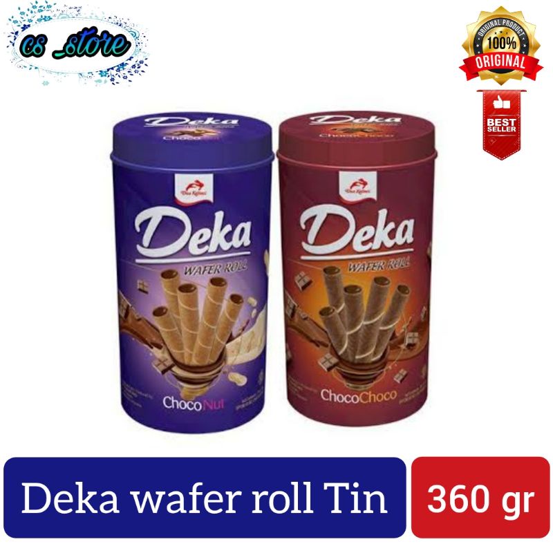 

DEKA Wafer Roll Choco Choco Nut Tin 360 gr