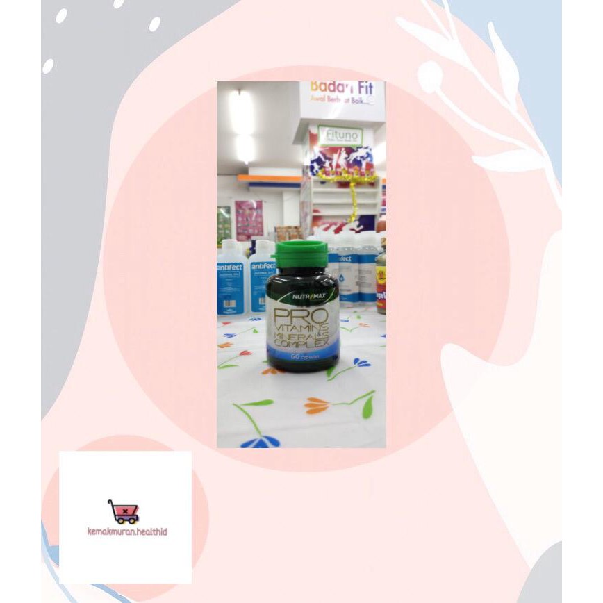 NUTRIMAX PRO VITAMINS & MINERALS COMPLEX 60 KAPSUL