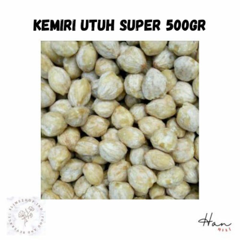 

KEMIRI UTUH SUPER 500gr