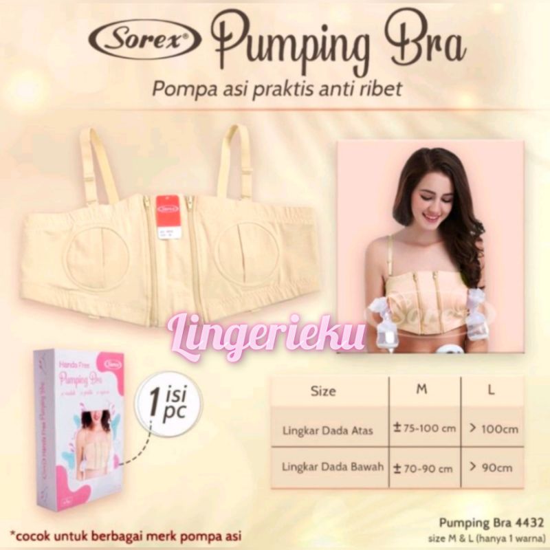 Sorex 4432 Pumping Bra Wanita Merk Sorex