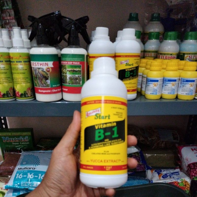 Jual Vitamin B1 Untuk Tanaman, Pupuk Vit B1 Anti Stress Tanaman 470 Ml ...