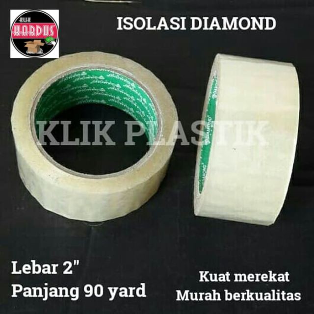 

ISOLASI BENING DIAMOND 90 YARD/SELOTIP/LAKBAN DIAMOND/TAPE/OPP/LAKBAN