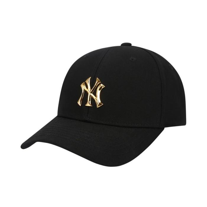 Hat Yo M L B Ny Yankees Metal Rookie Structured Cap B.P Black/Gold Authentic