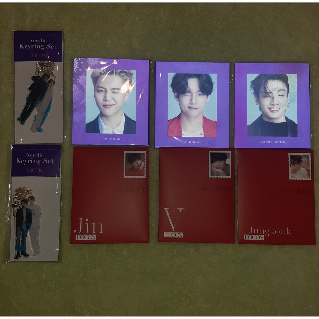 SHARING DICON TAE / JUNGKOOK / JIN / V / JK / BTS