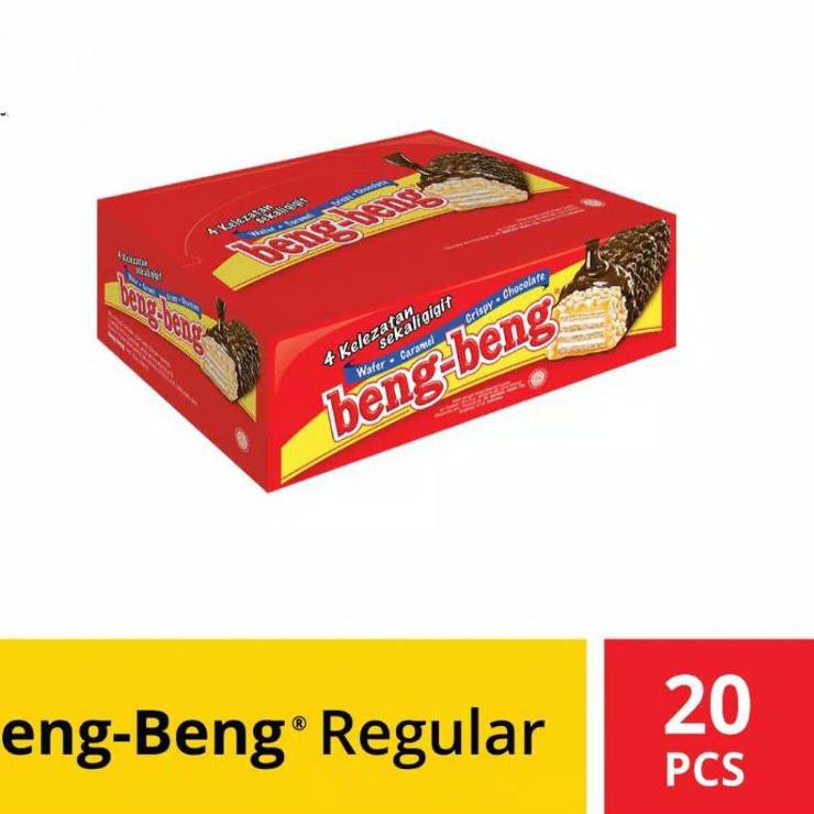 

5.5 sale Beng Beng Coklat wafer 1 box isi 20 Pcs @20gram