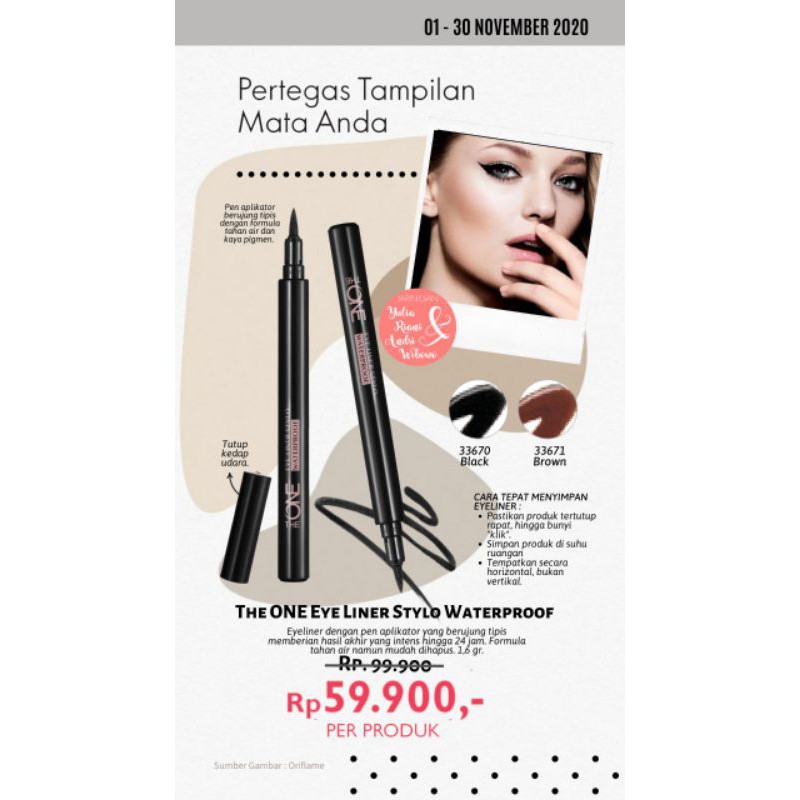 Oriflame - The One Eyeliner Stylo Waterproof