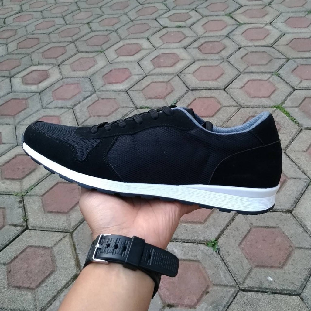 SWIFT BLACK |FORIND x Volve| Sepatu Sneakers Kets Running Sport Pria/Cowok/Men Sneakers Ori Footwear