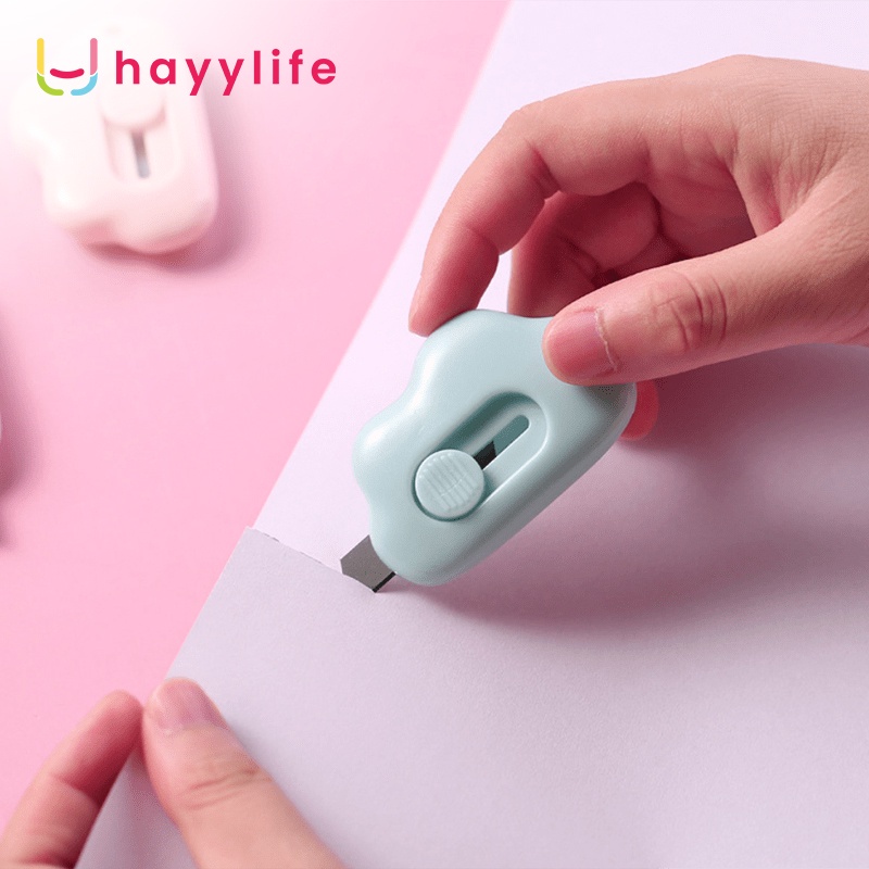 SOOKA Cutter Pemotong Kertas Mini Portable Bentuk Awan Untuk Buka Paket HL-AGA602