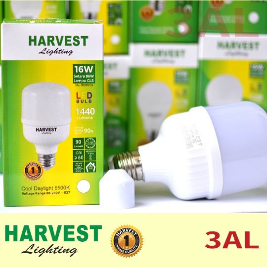 16W HARVEST LIGHTING Kapsul LED T Bulb Lampu  LED 16 Watt 