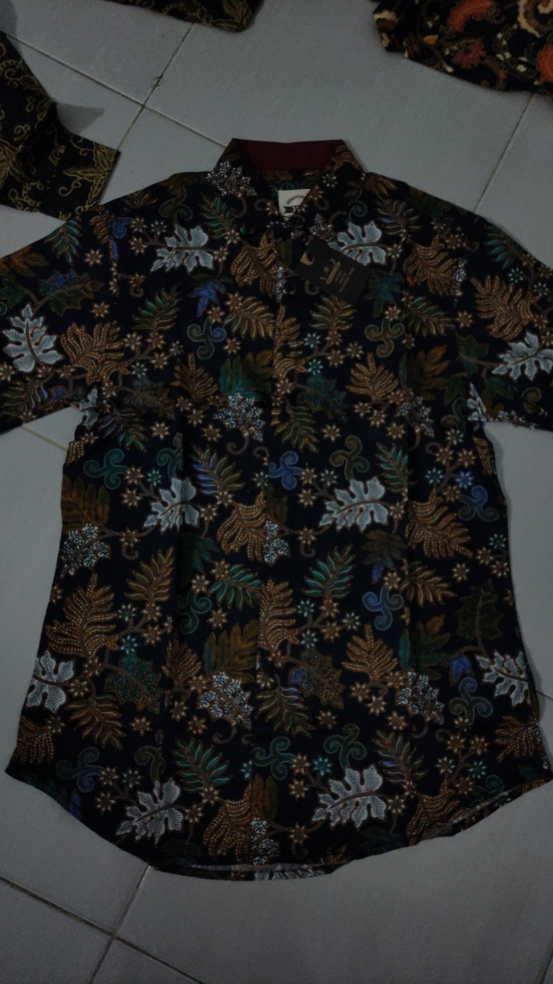 Hisroom - Kemeja Batik Pria Lengan Panjang Kemeja Batik Cowok Slimfit Batik Premium M-xl 119 120