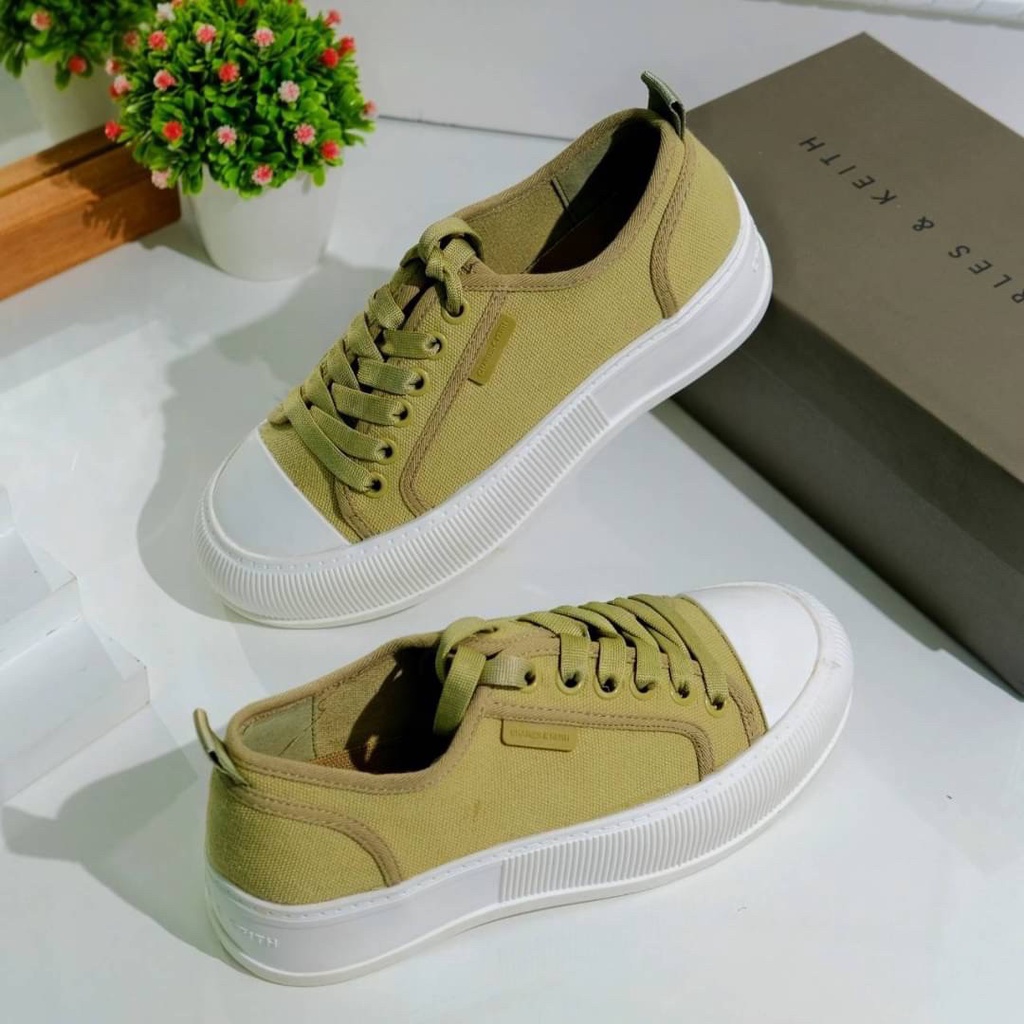 SEPATU SNEAKERS WANITA CK CKS505 KANVAS SHOES PREMIUM IMPORT