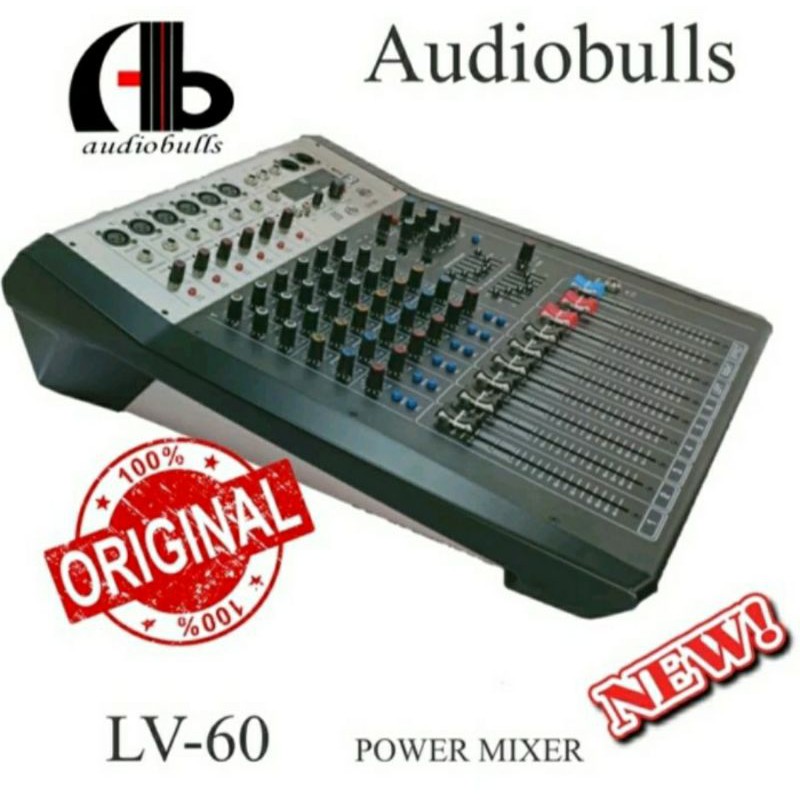 Power Mixer Audio AB Audiobulls Lv60 PREMIUM QUALITY Original