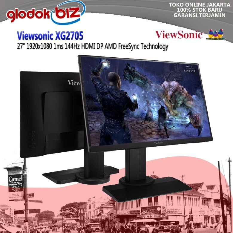 Viewsonic XG2705 27" 1920x1080 1ms 144Hz HDMI DP AMD FreeSync