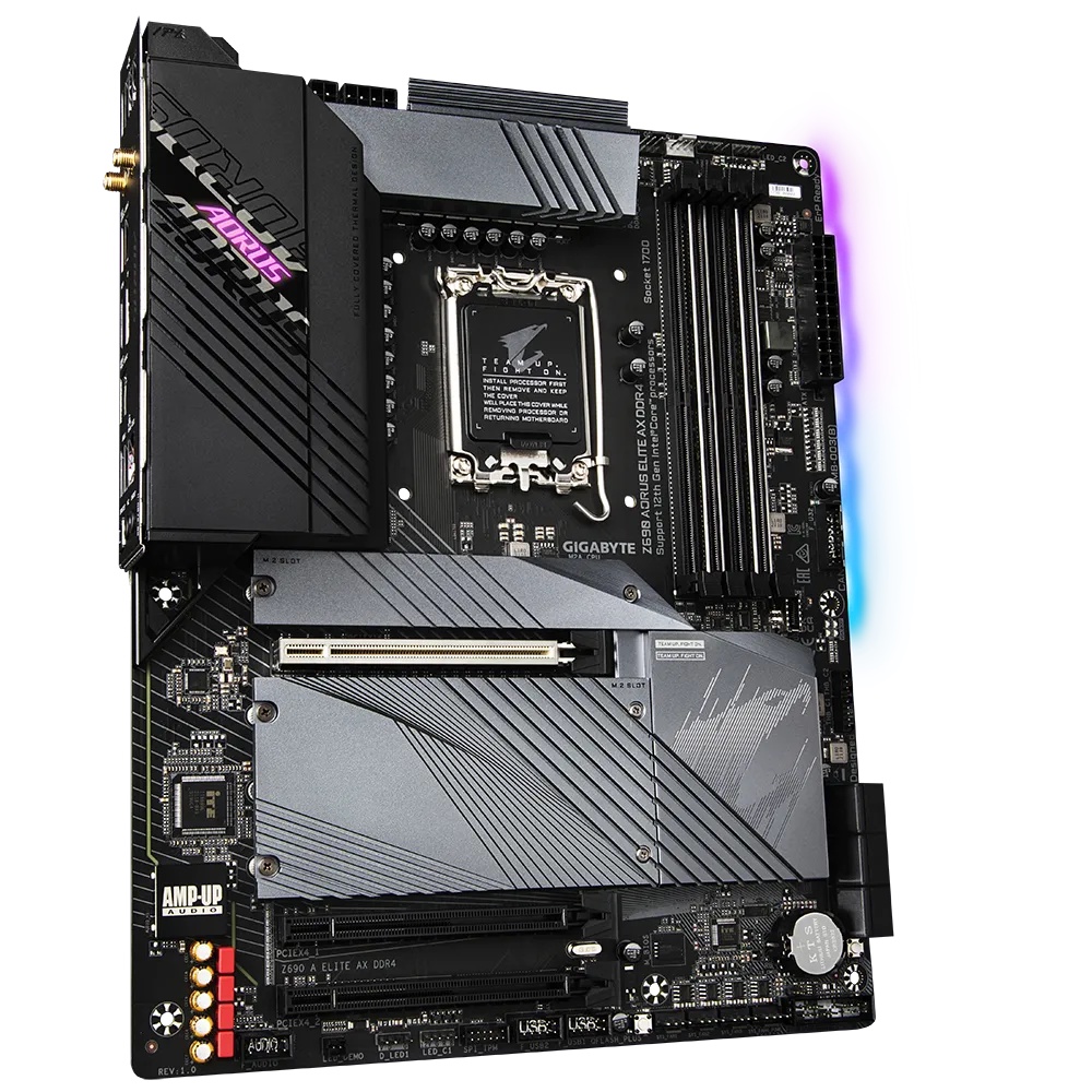 Gigabyte Z690 AORUS ELITE AX DDR4 WIFI | Motherboard Z690 LGA 1700 ATX