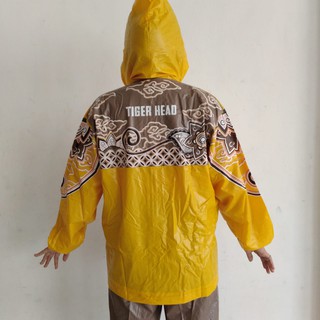 Jas Hujan TIGER HEAD Motif Batik Setelan Dewasa 68252 Jas Hujan TIGER HEAD Motif Batik Setelan Dewasa 68252