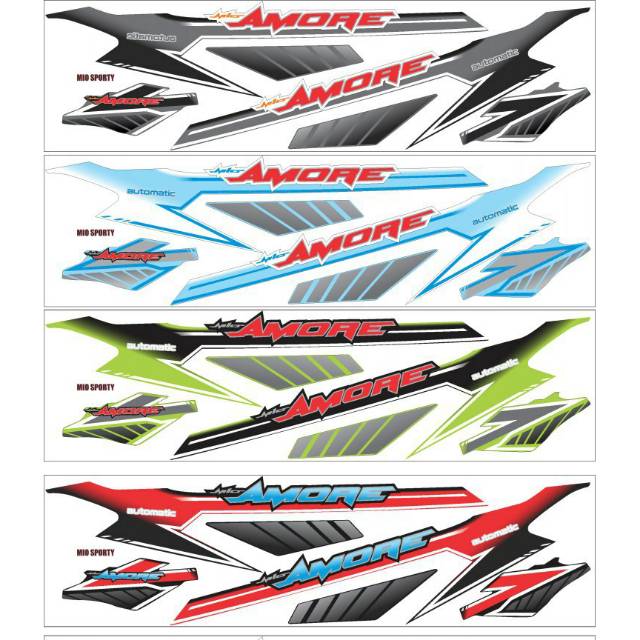 STRIPING STICKER MIO SPORTY AMORE