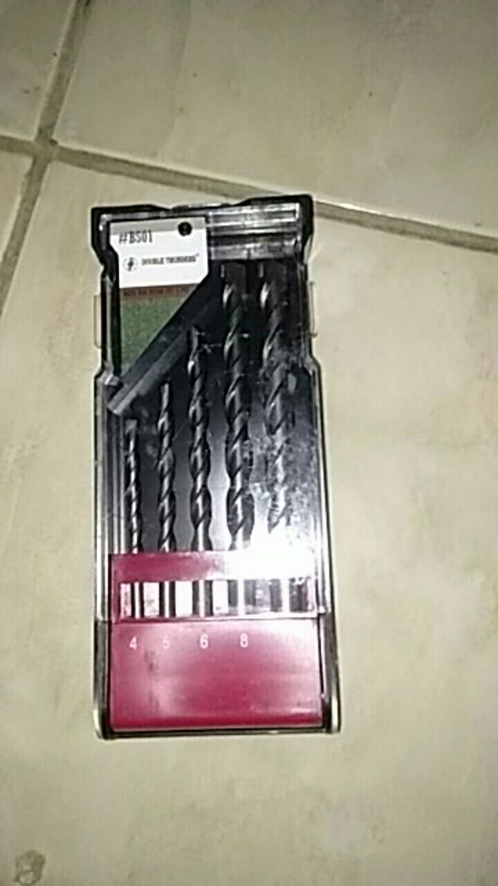 Mata Bor Beton Set 5pcs Uk 4-10mm