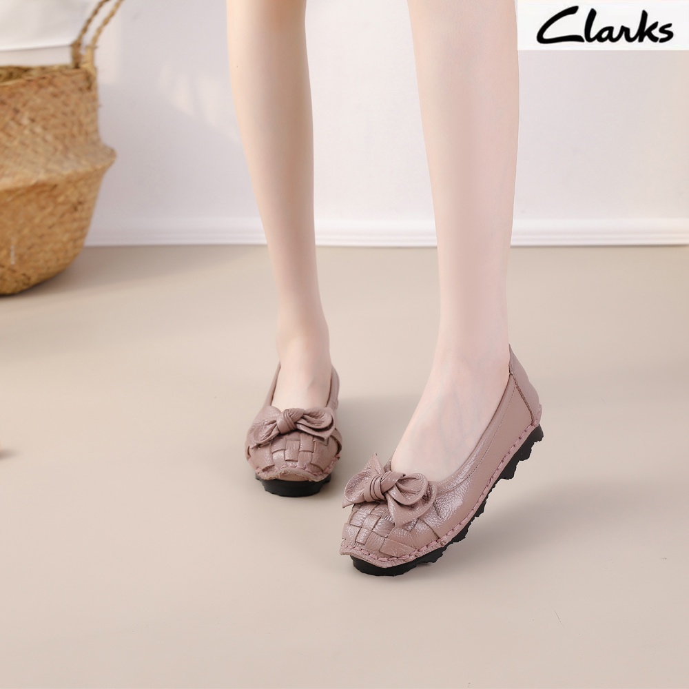 Clarks new pita woman Sepatu Wanita Clarks melati fla wanita kulit asli