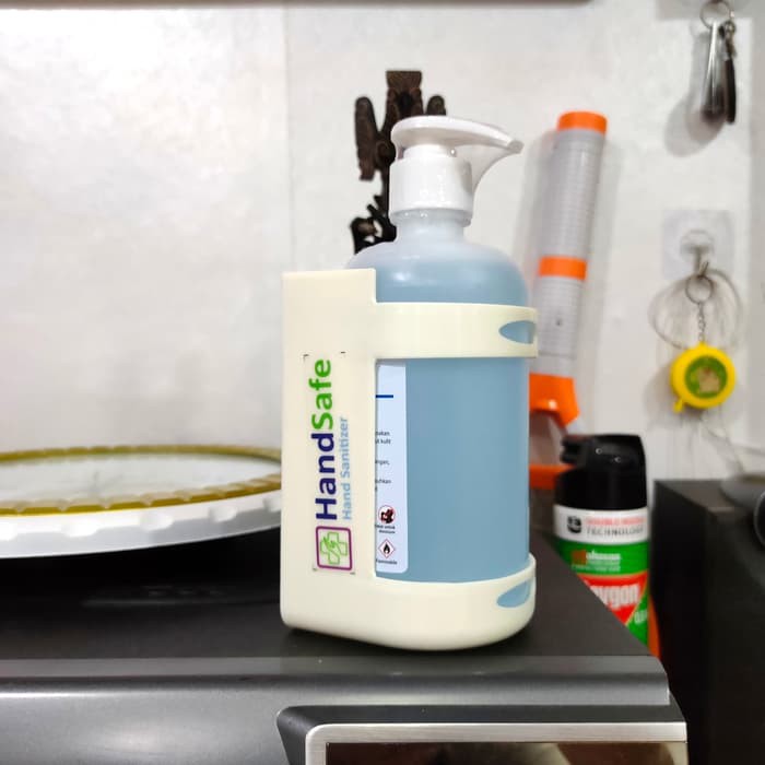 IKA10 Aseptic Gel Onemed 500ml + Dispenser + Bracket Hand Sanitizer