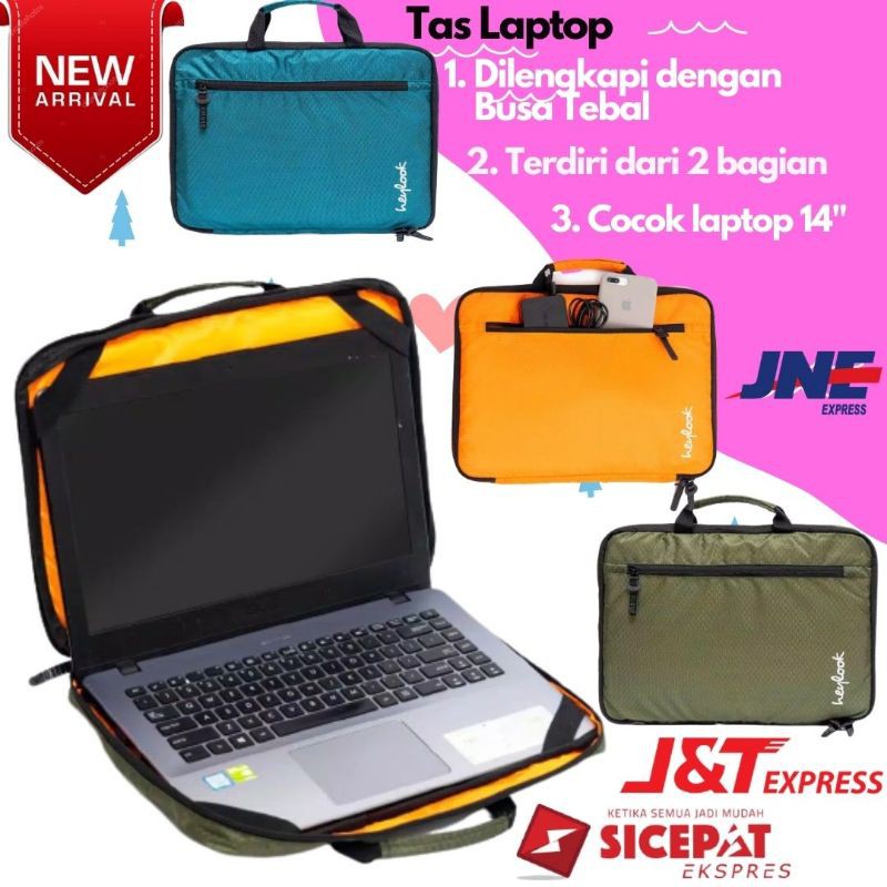 Tas Laptop Case Pelindung Cover Jinjing Sarung Laptop 14 13 10 inch " ASUS SAMSUNG ACER TOSHIBA HP