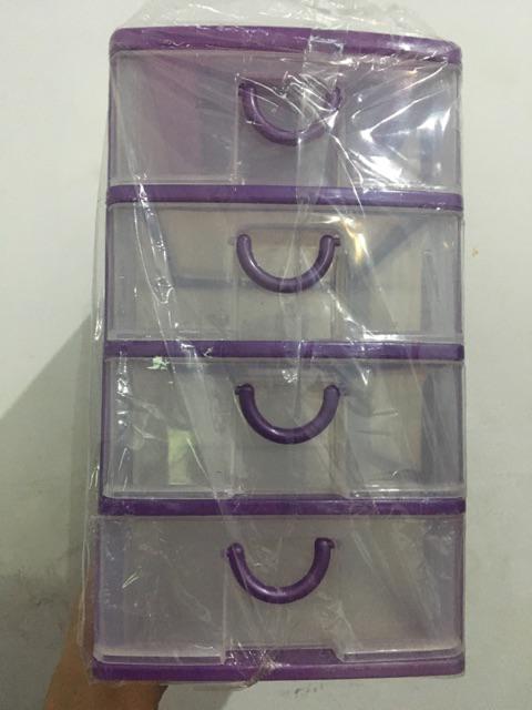 Komet Star Mini Container Victory Susun 4 M / Laci Mini / Laci Plastik