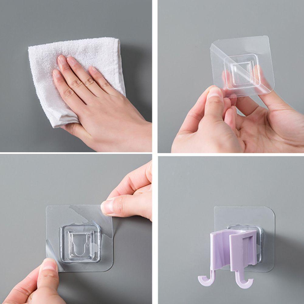 Populer Sticky Hook Kenyamanan Perlengkapan Kamar Mandi Shower Head Holder Bathroom Shower Bracket