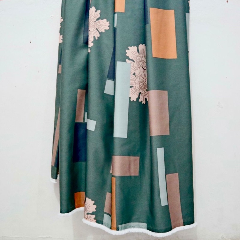 Kain Maxmara Printing ARISA  / bahan gamis  motif meteran