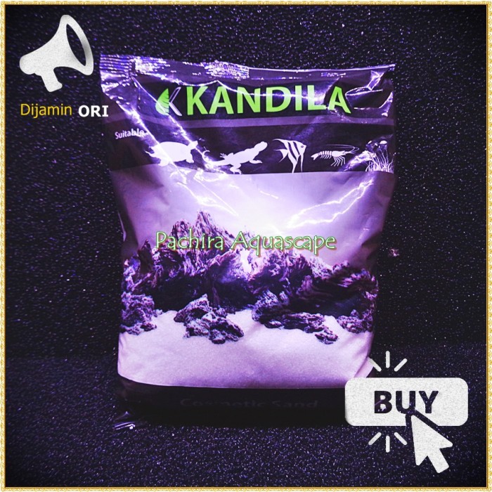 Premium Kandila Pasir Kinetik Pasir Putih Halus Air Terjun Aquascape Bisa COD Pachira Aquarium