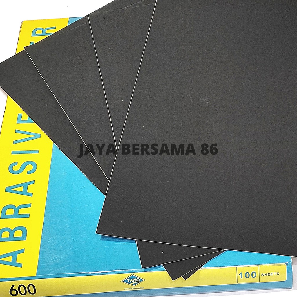 Amplas Duco / Taiyo / Malvin / Toyosaki / Amplas Kertas / Amplas Duco Mebel / Amplas Cat Duco Mobil / Amplas Pasir / Amplas Cat / Amplas Tembok / Penghalus Tembok / Professional Sandpaper Waterproof / Abrasive Paper / Paper Silicon Carbide