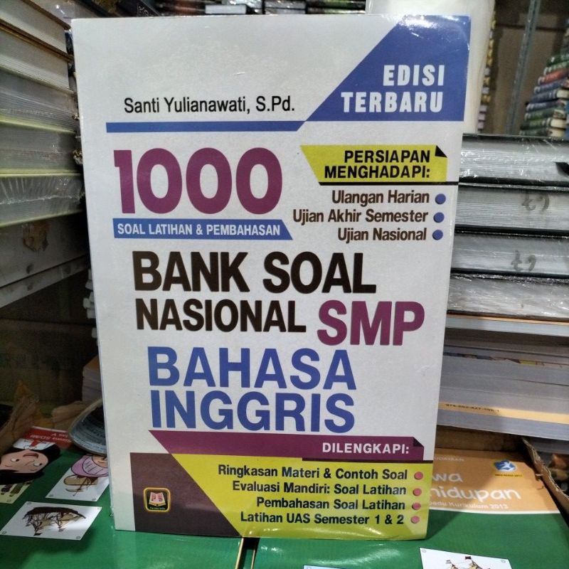 BANK'SOAL UN SMP BAHASA INGGRIS