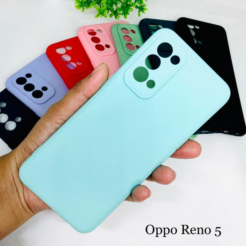 Soft Case oppo reno 5 Pelindung Kamera Bumper Bahan Silikon Tpu Tahan Banting Untuk Oppo Reno 5F new