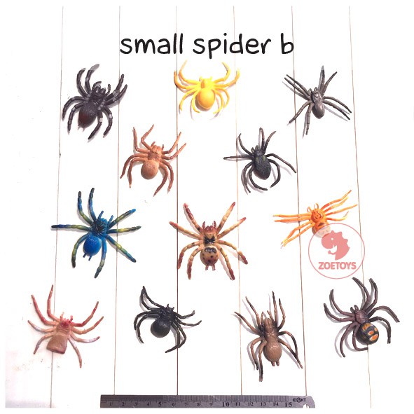 Zoetoys Small Spider B | Aneka Mainan Hewan Kecil Binatang Figurine Animals | Mainan Edukasi Anak