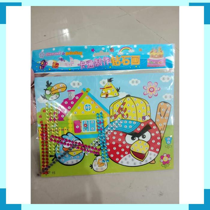 

STICKER MANIK TEMPEL DIAMOND BIG PAINTING MAINAN EDUKASI ANAK