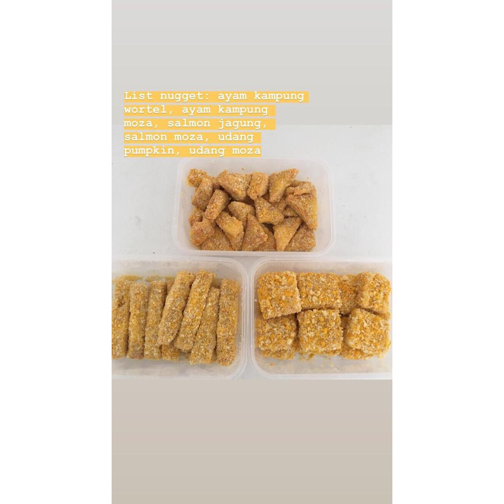 

Nugget ayam kampung + keju moza non msg
